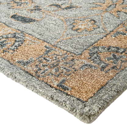 Tapis traditionnel en laine touffeté à la main Savana
