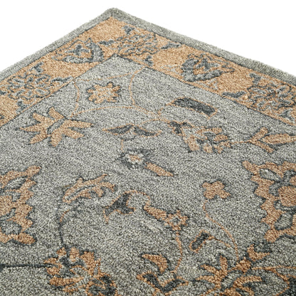 Tapis traditionnel en laine touffeté à la main Savana