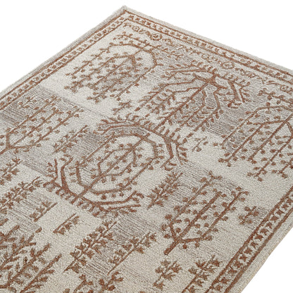Tapis traditionnel en laine touffeté à la main de Varanasi