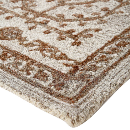 Tapis traditionnel en laine touffeté à la main de Varanasi