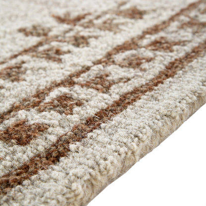 Tapis traditionnel en laine touffeté à la main de Varanasi
