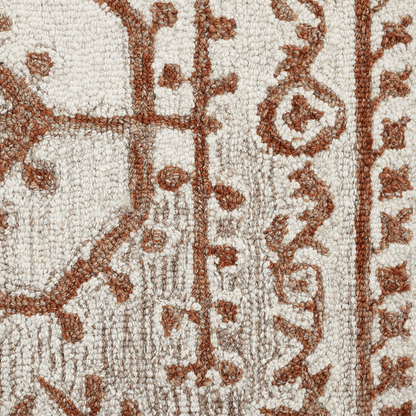 Tapis traditionnel en laine touffeté à la main de Varanasi