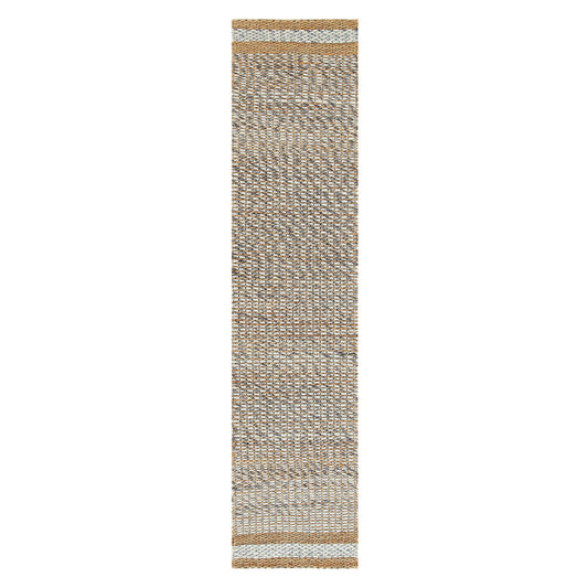 Tapis tressé à la main en laine et jute panachées du Kerala