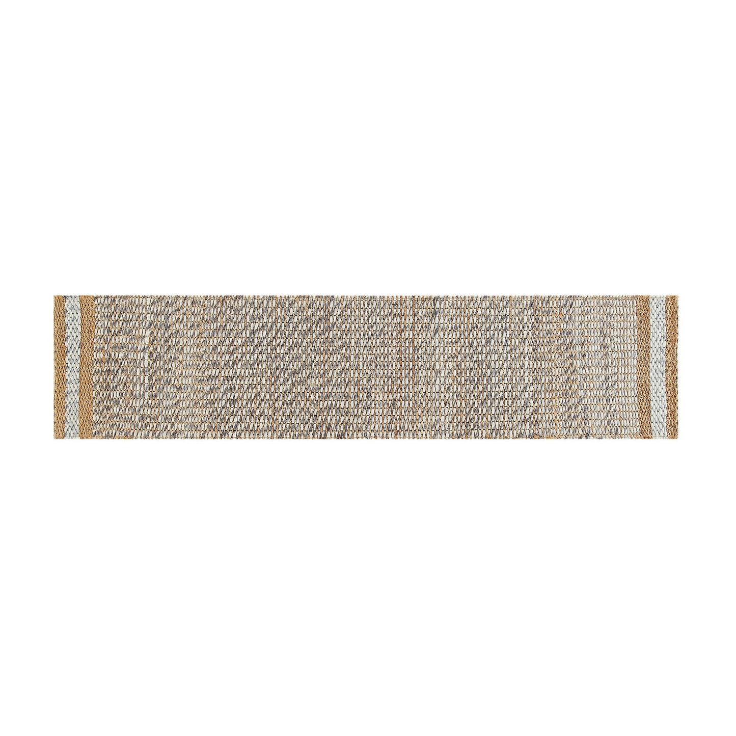 Tapis tressé à la main en laine et jute panachées du Kerala