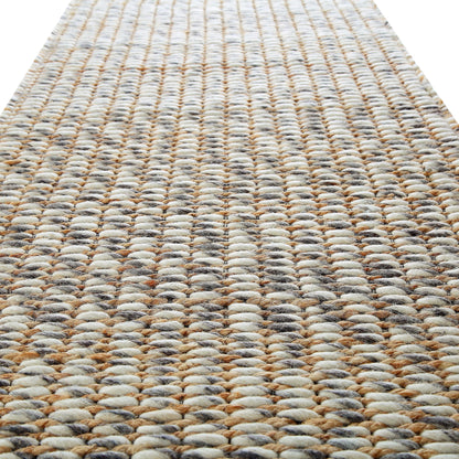 Tapis tressé à la main en laine et jute panachées du Kerala