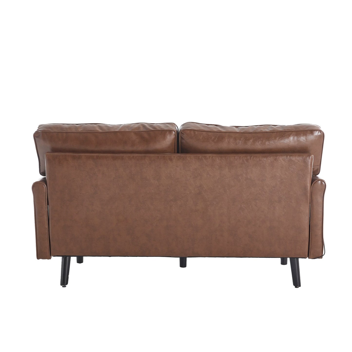 Canapé deux places, canapé pour salon, petit canapé avec port USB et housse de coussin amovible