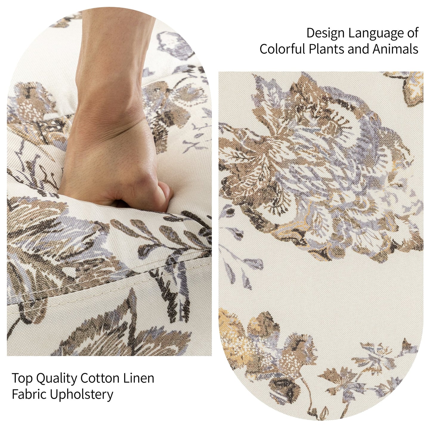 Ensemble de 2 fauteuils inclinables pivotants à bascule de 74 cm (29 po) de largeur, à dossier inclinable manuel.