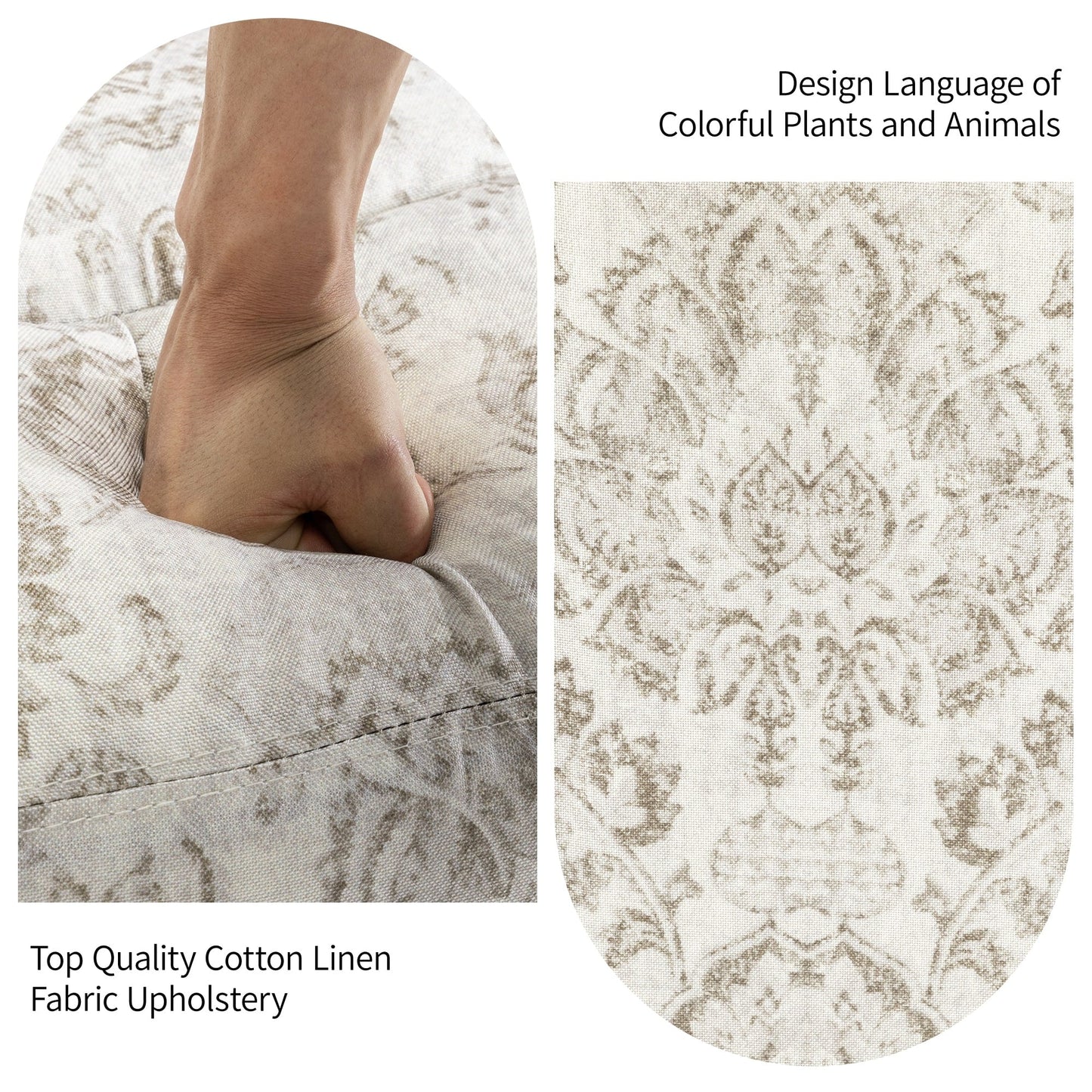 Ensemble de 2 fauteuils inclinables pivotants à bascule de 74 cm (29 po) de largeur, à dossier inclinable manuel.