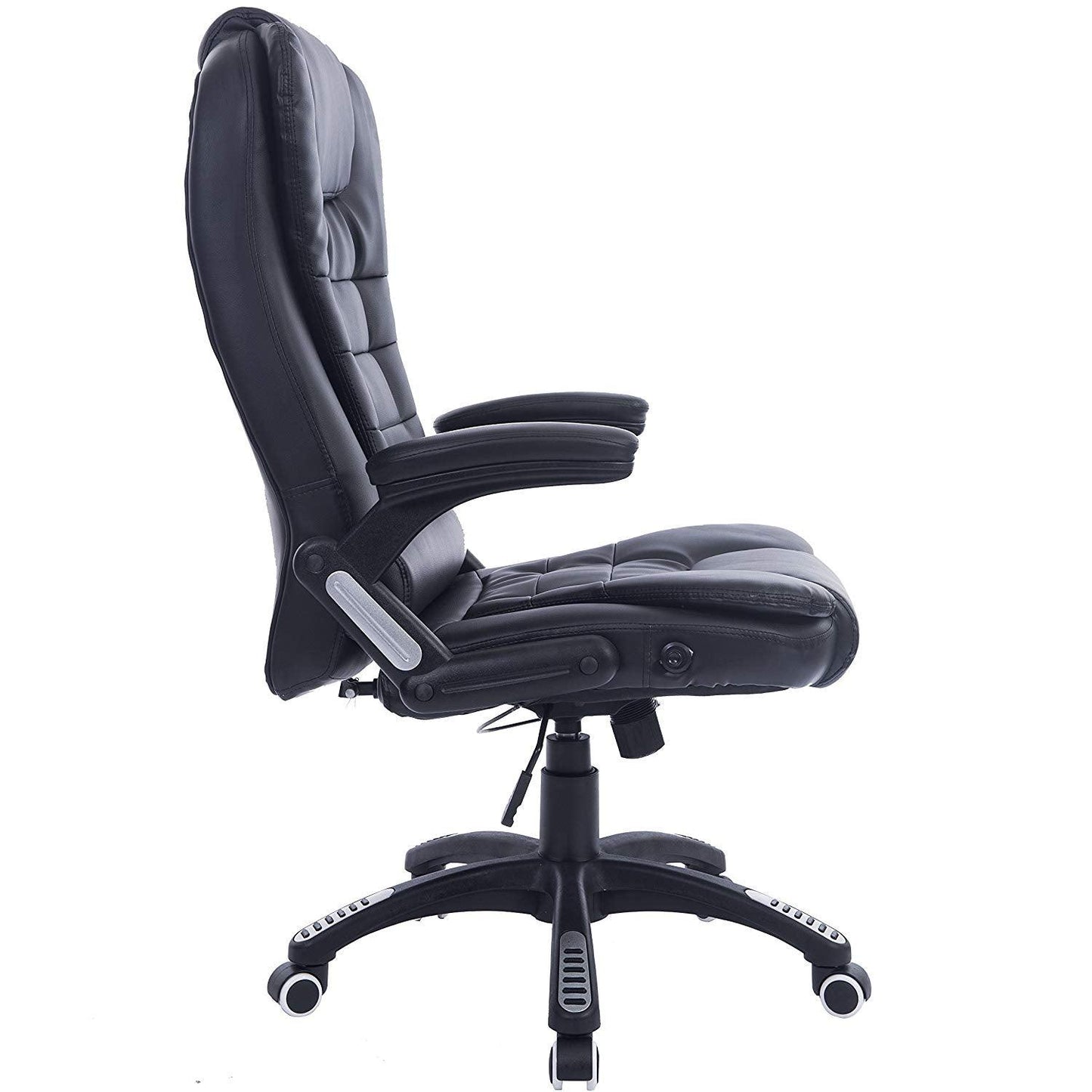 Fauteuil de bureau pivotant et inclinable avec fonction de massage vibrant