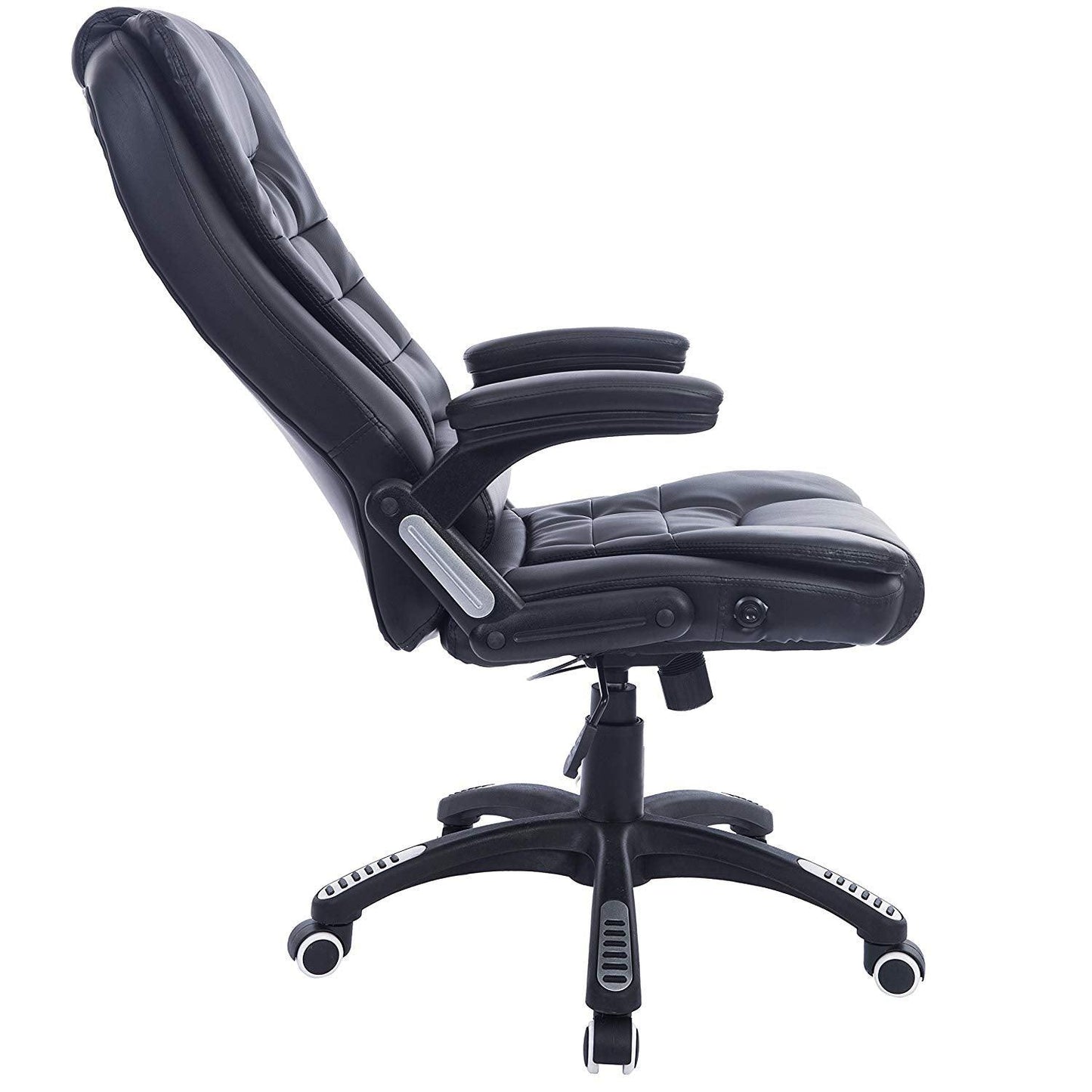 Fauteuil de bureau pivotant et inclinable avec fonction de massage vibrant