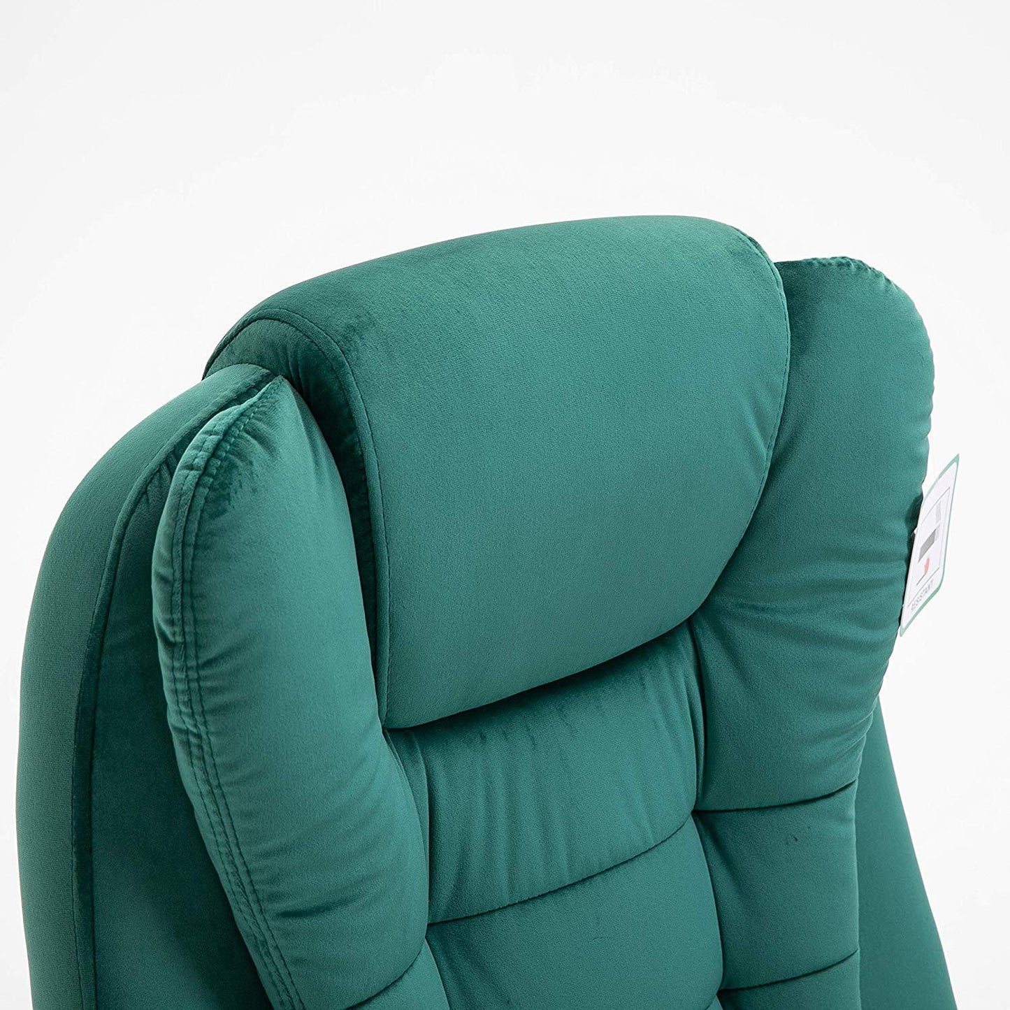 Fauteuil de bureau inclinable standard, extra-rembourré, velours vert