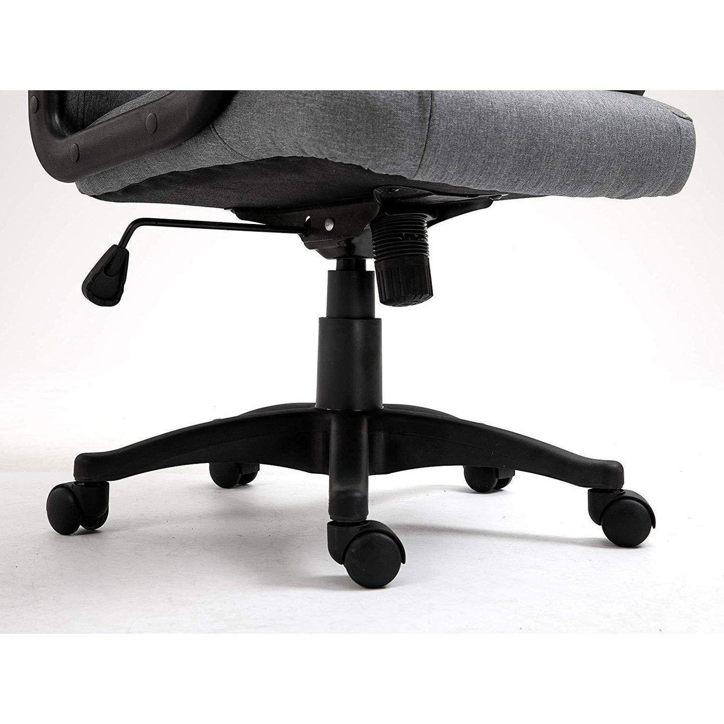 Chaise de bureau pivotante MO19 en tissu gris