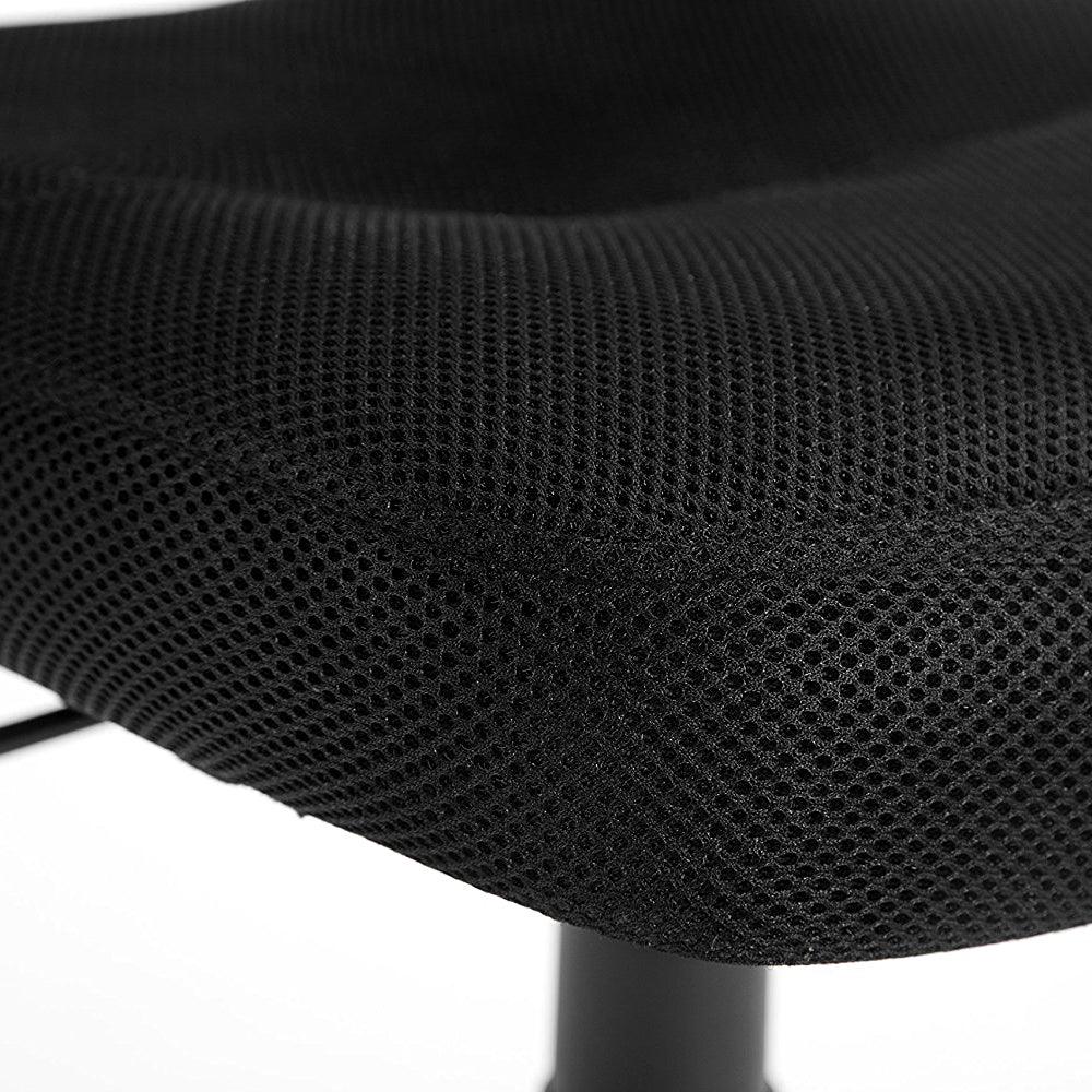 Chaise de bureau pivotante à dossier haut en maille extra-rembourrée avec appui-tête et accoudoirs réglables, gris