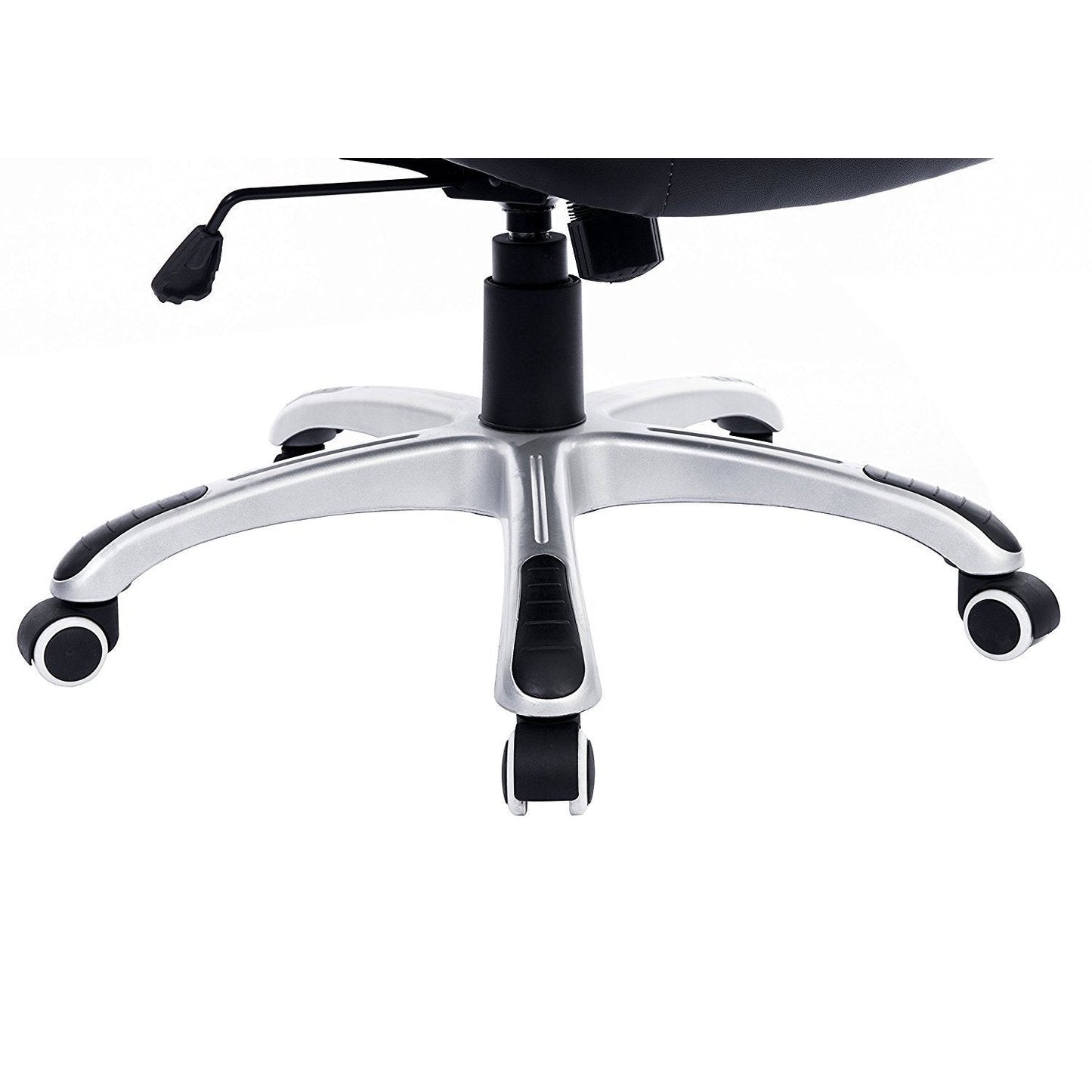 Chaise de bureau pivotante Racing Sport en noir et vert