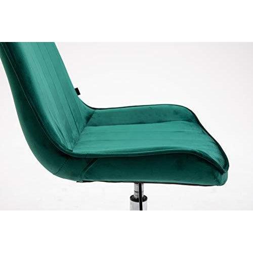 Chaise pivotante Cala Vintage en velours vert pin