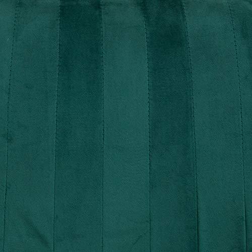 Chaise pivotante Cala Vintage en velours vert pin