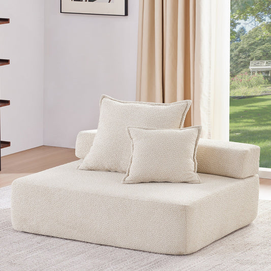 Canapé convertible moderne en U, cadre causeuse pour canapé modulaire sectionnel surdimensionné