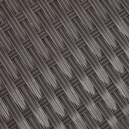 Ensemble de canapés d'angle en résine tressée Newton, résistant aux intempéries, par Christopher Knight Home