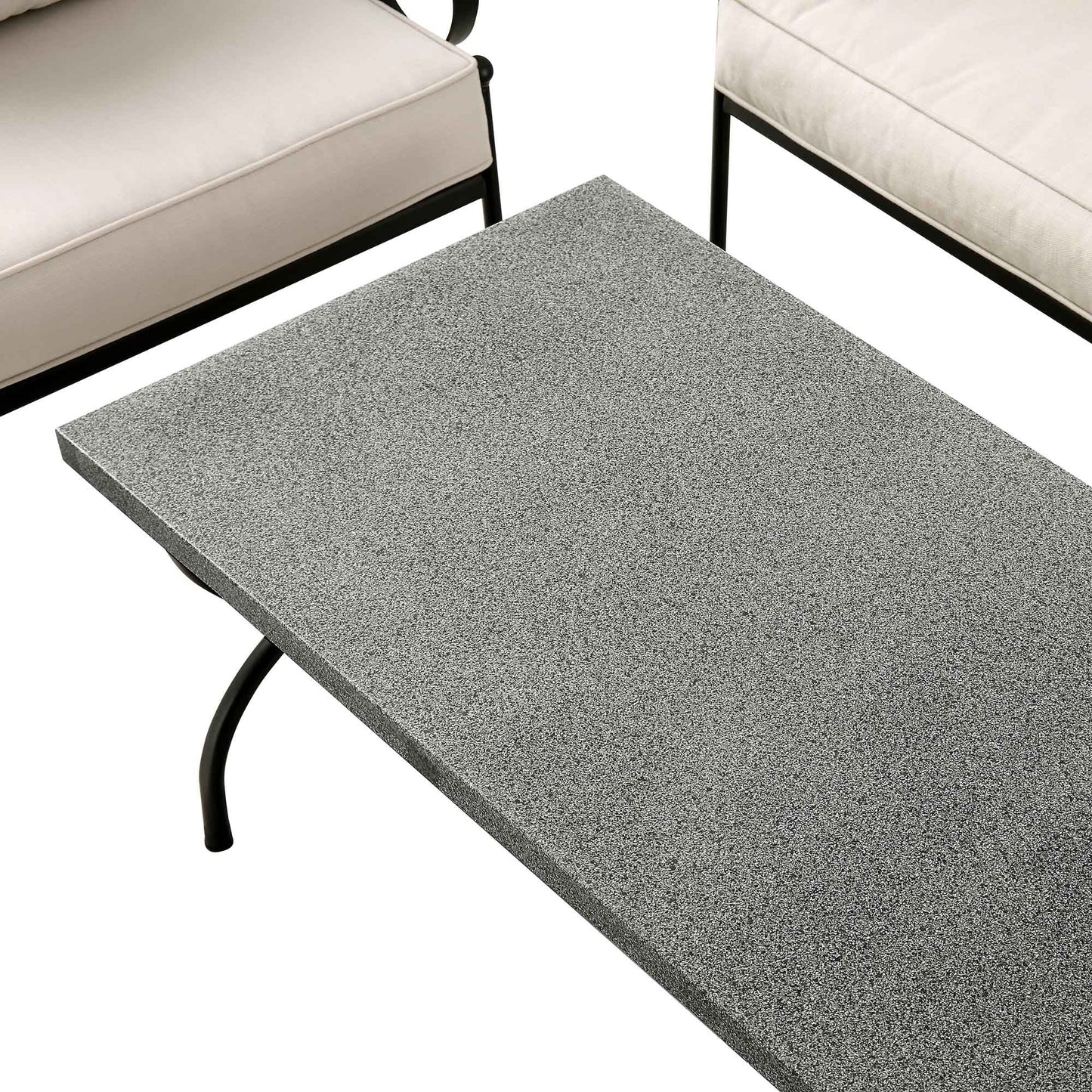 Ensemble de canapés en métal Haymes pour intérieur et extérieur avec table basse