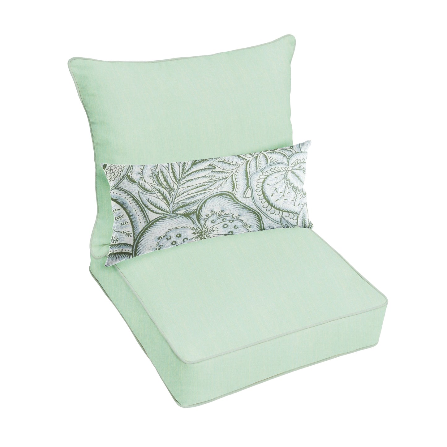 Ensemble de coussins de chaise et oreillers Oakley Sunbrella Solid pour intérieur/extérieur