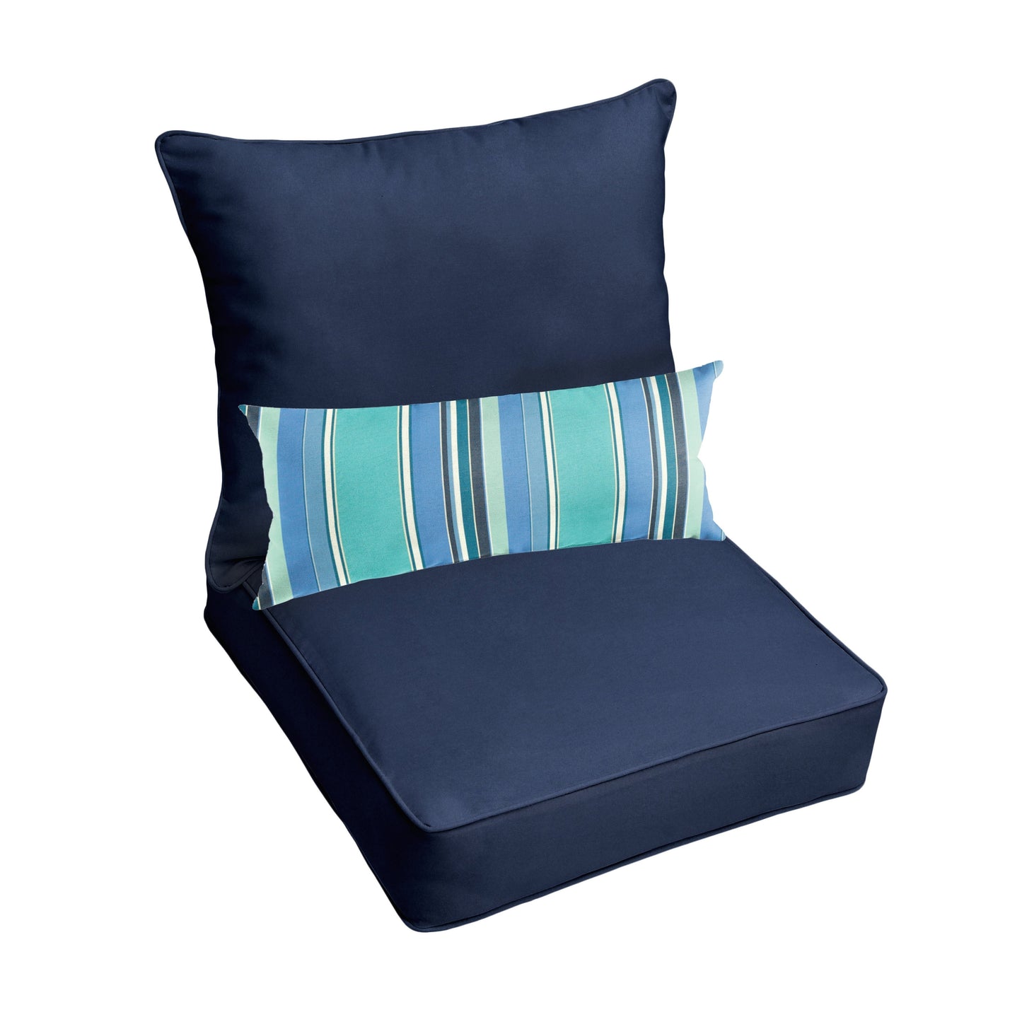 Ensemble de coussins de chaise et oreillers Oakley Sunbrella Solid pour intérieur/extérieur