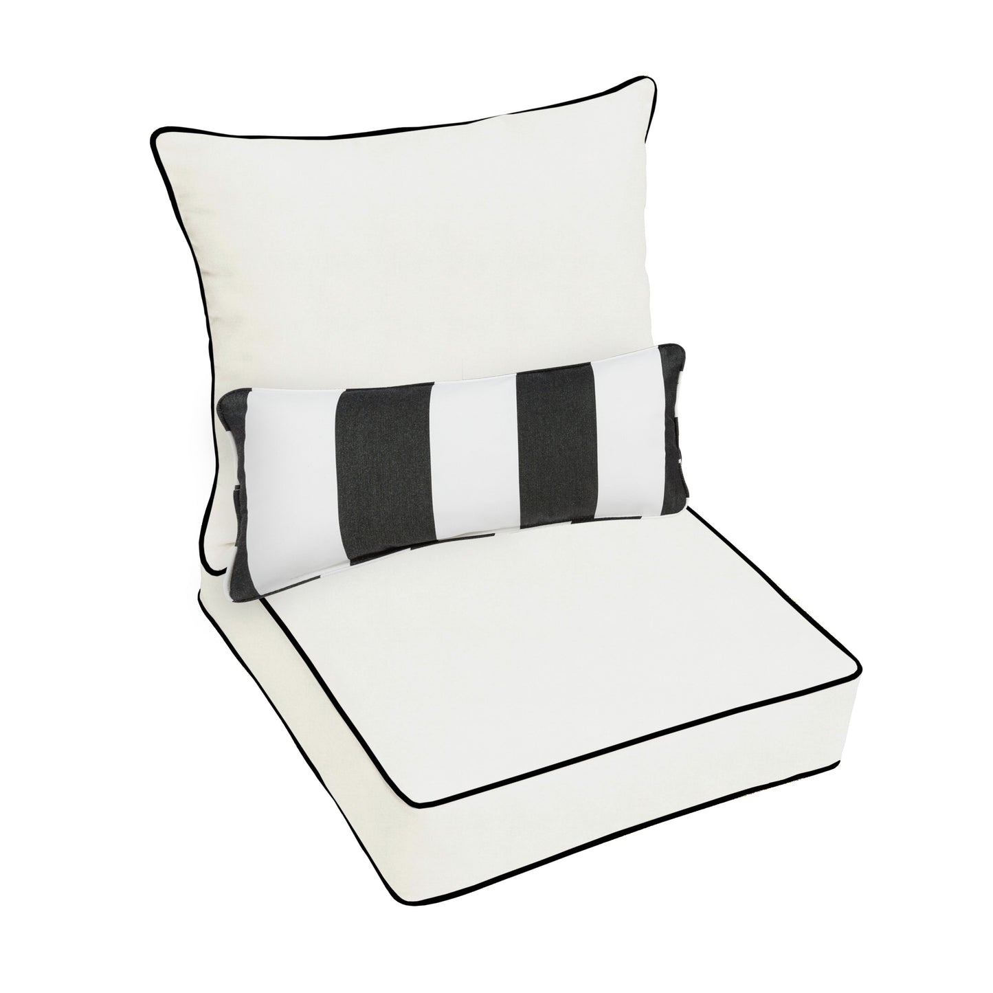 Ensemble de coussins de chaise et oreillers Oakley Sunbrella Solid pour intérieur/extérieur