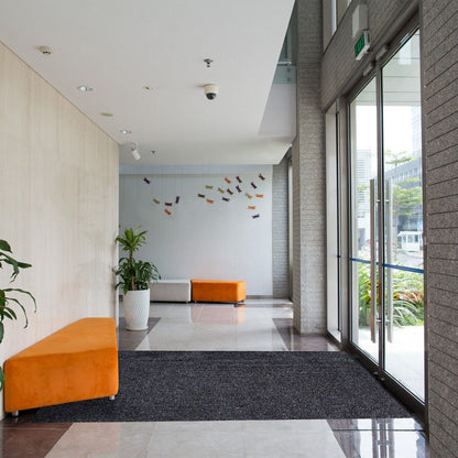 Tapis de couloir sur mesure pour intérieur/extérieur, 91 cm de large x longueur au choix, avec envers antidérapant en PVC