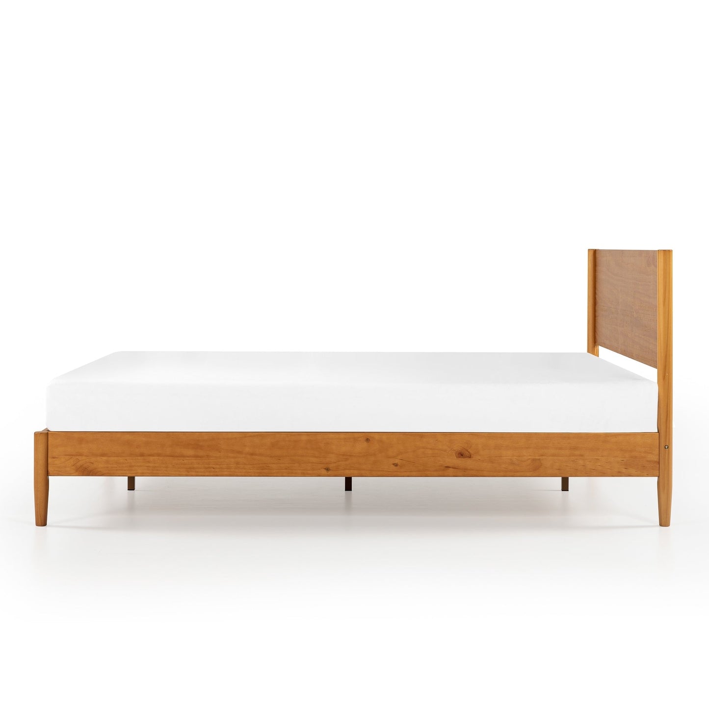 Cadre de lit plateforme en bois Priage par ZINUS, style Mid Century