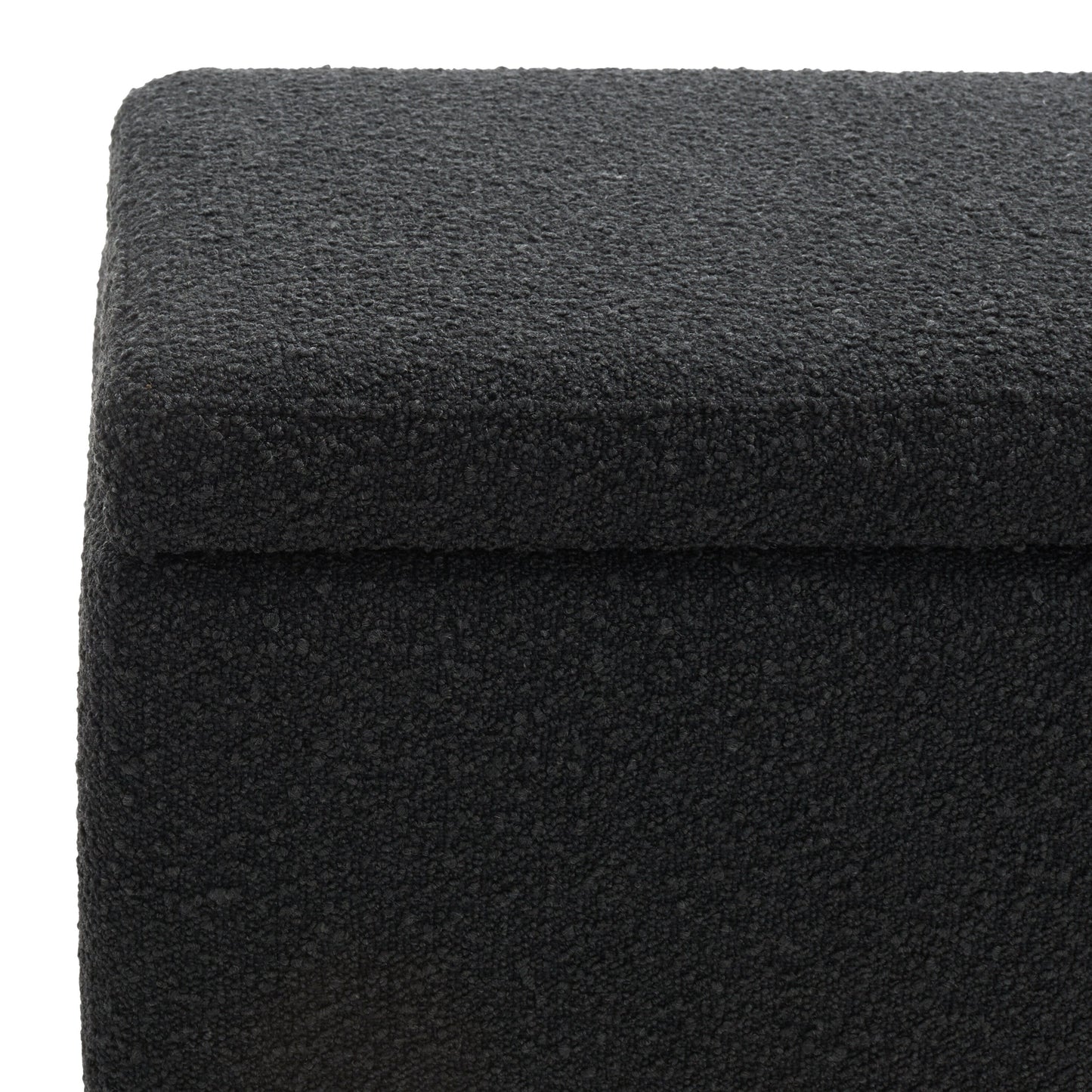 Banc de rangement SAFAVIEH Couture Sunneva Boucle - 155 cm L x 51 cm P x 48 cm H