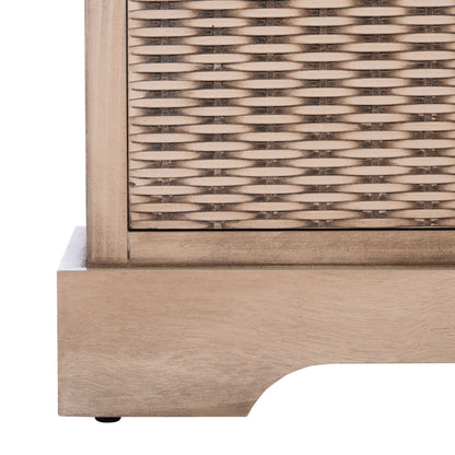 Banc de rangement SAFAVIEH Fiorello à 3 tiroirs avec coussin - 120 cm (L) x 38 cm (l) x 48 cm (H)