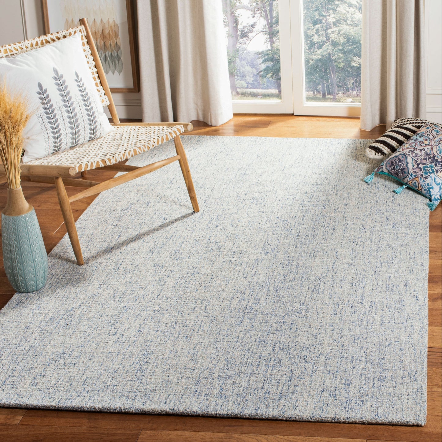 Tapis moderne en laine abstrait Asja fait main SAFAVIEH