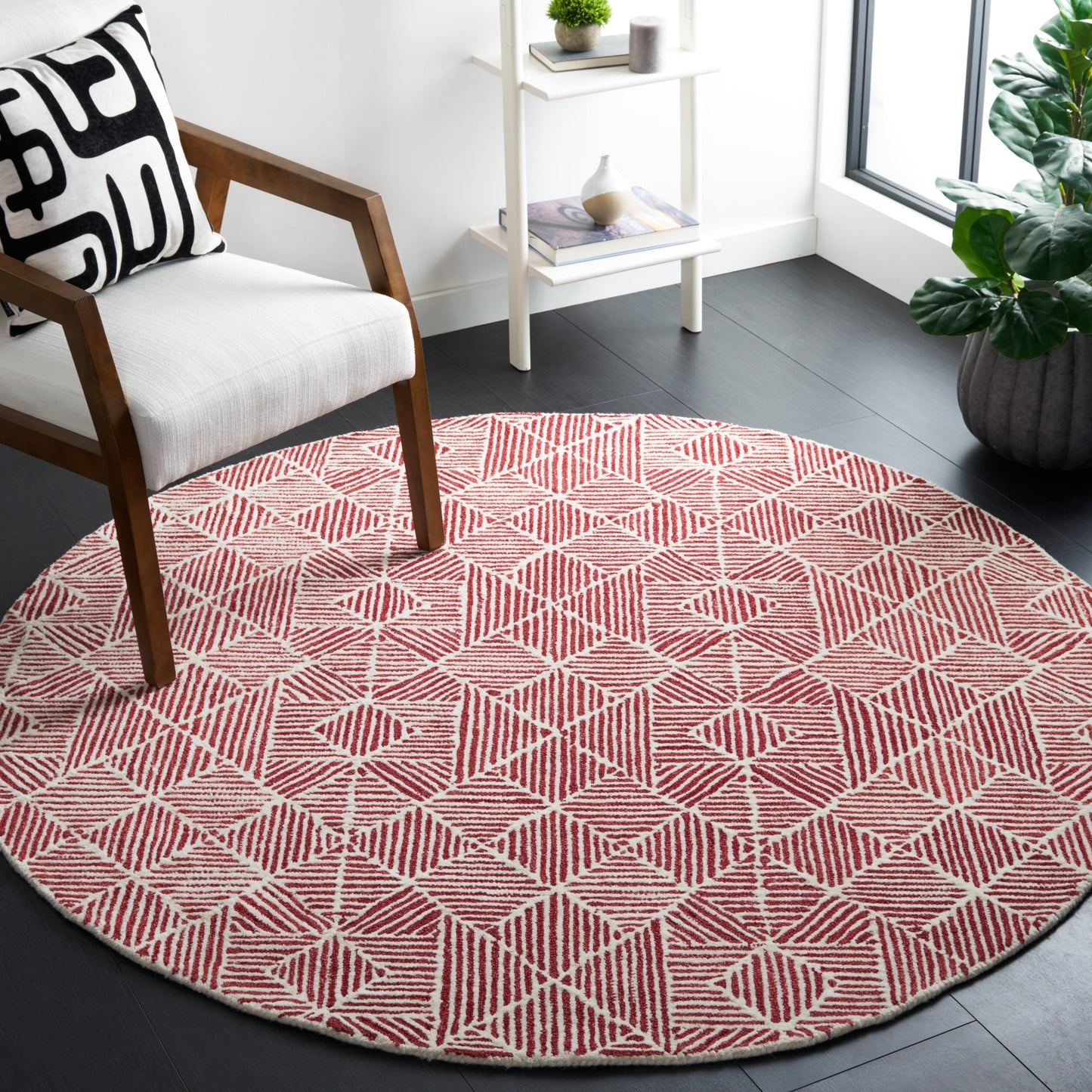Tapis moderne en laine SAFAVIEH fait main, abstrait, Harmonna