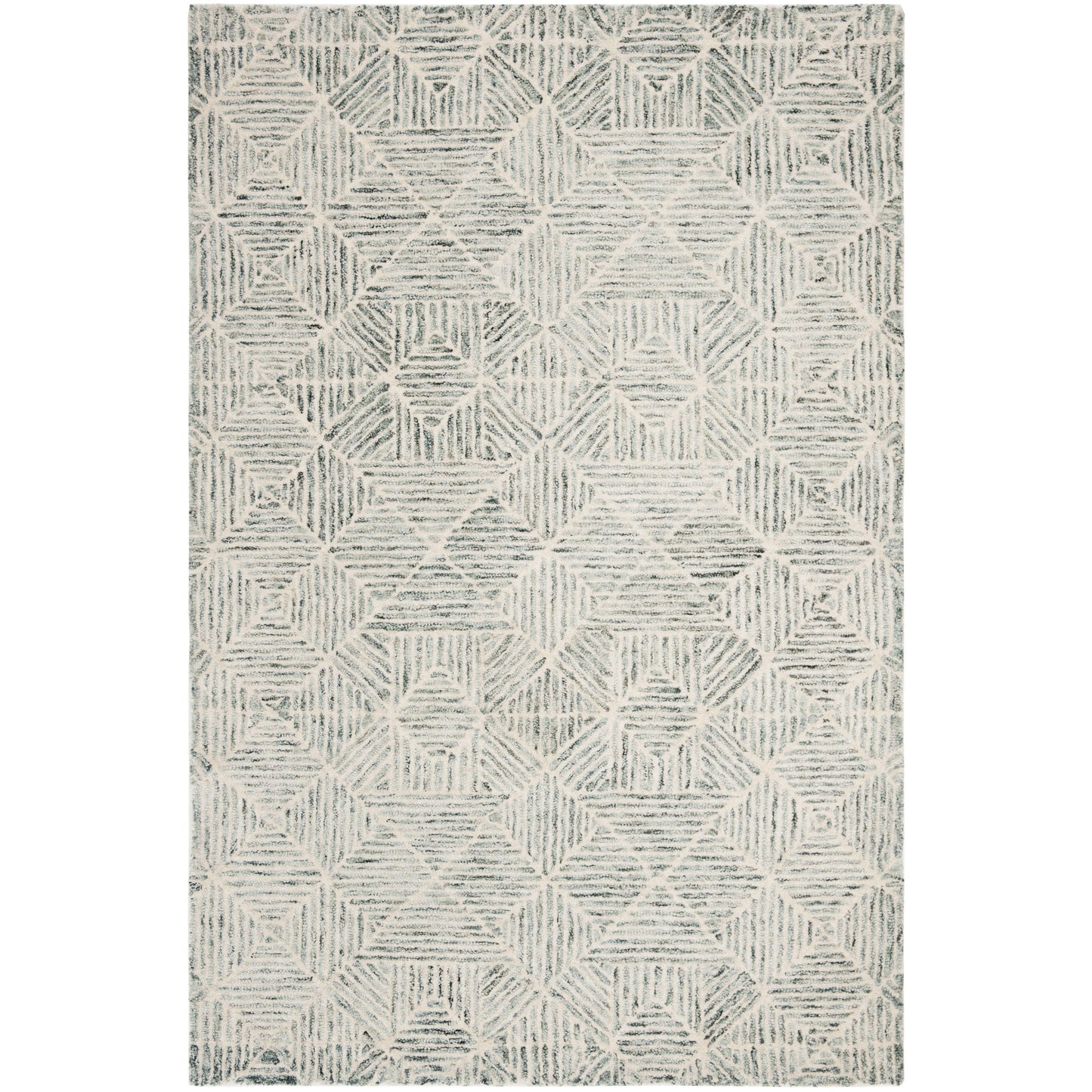 Tapis moderne en laine SAFAVIEH fait main, abstrait, Harmonna