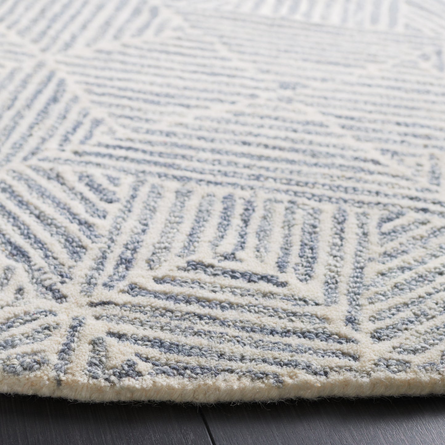 Tapis moderne en laine SAFAVIEH fait main, abstrait, Harmonna