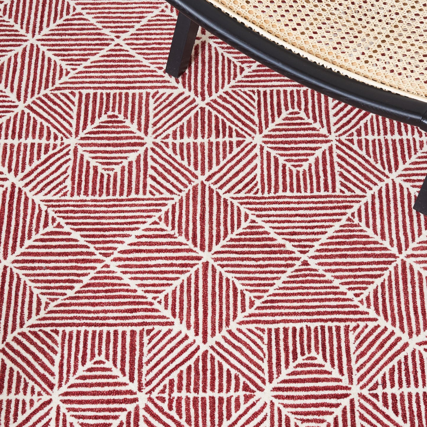 Tapis moderne en laine SAFAVIEH fait main, abstrait, Harmonna