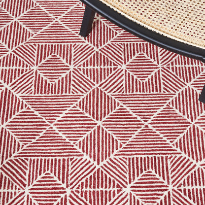 Tapis moderne en laine SAFAVIEH fait main, abstrait, Harmonna