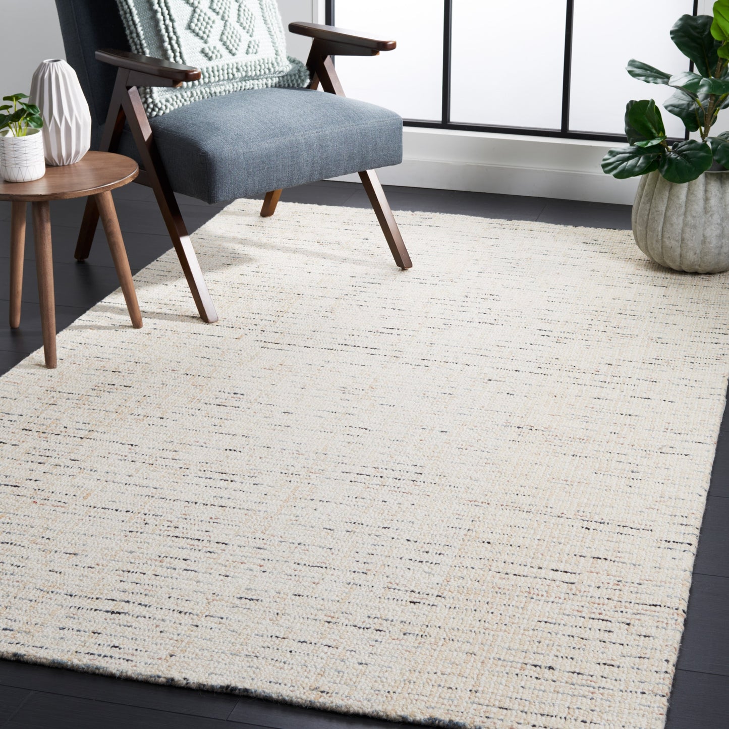 SAFAVIEH Tapis moderne en laine abstrait fait main Lotje