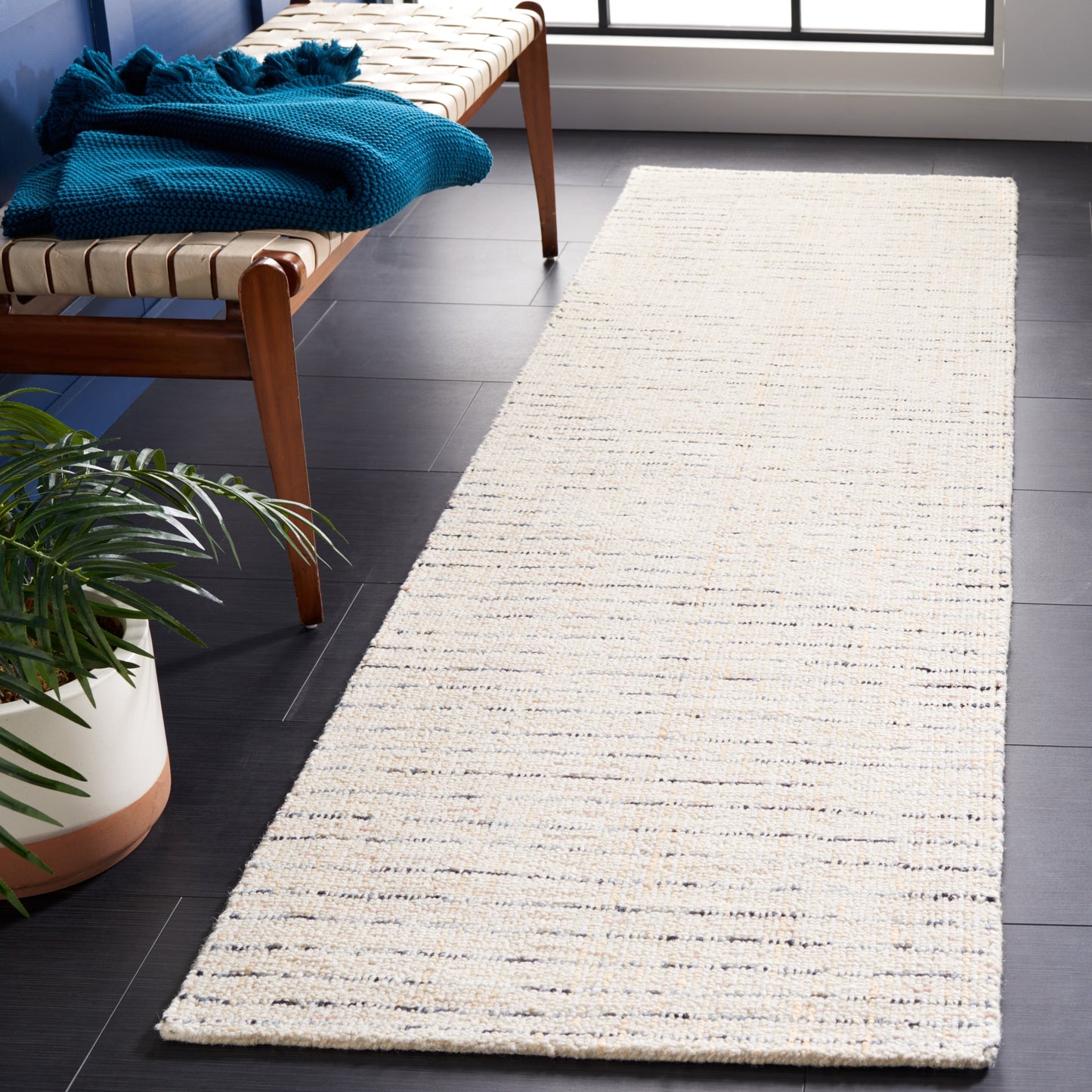 SAFAVIEH Tapis moderne en laine abstrait fait main Lotje