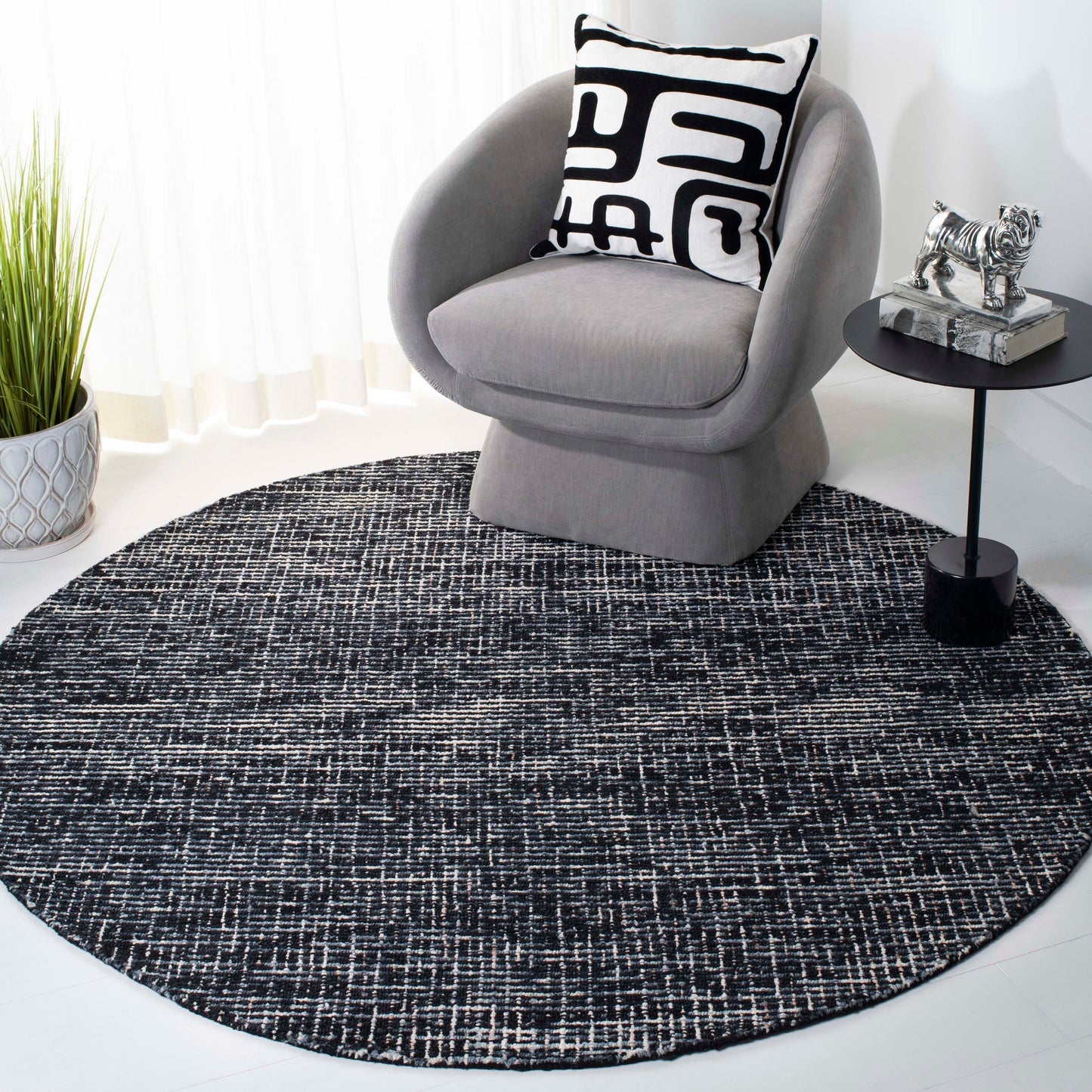 SAFAVIEH Tapis moderne en laine abstrait fait main Lotje