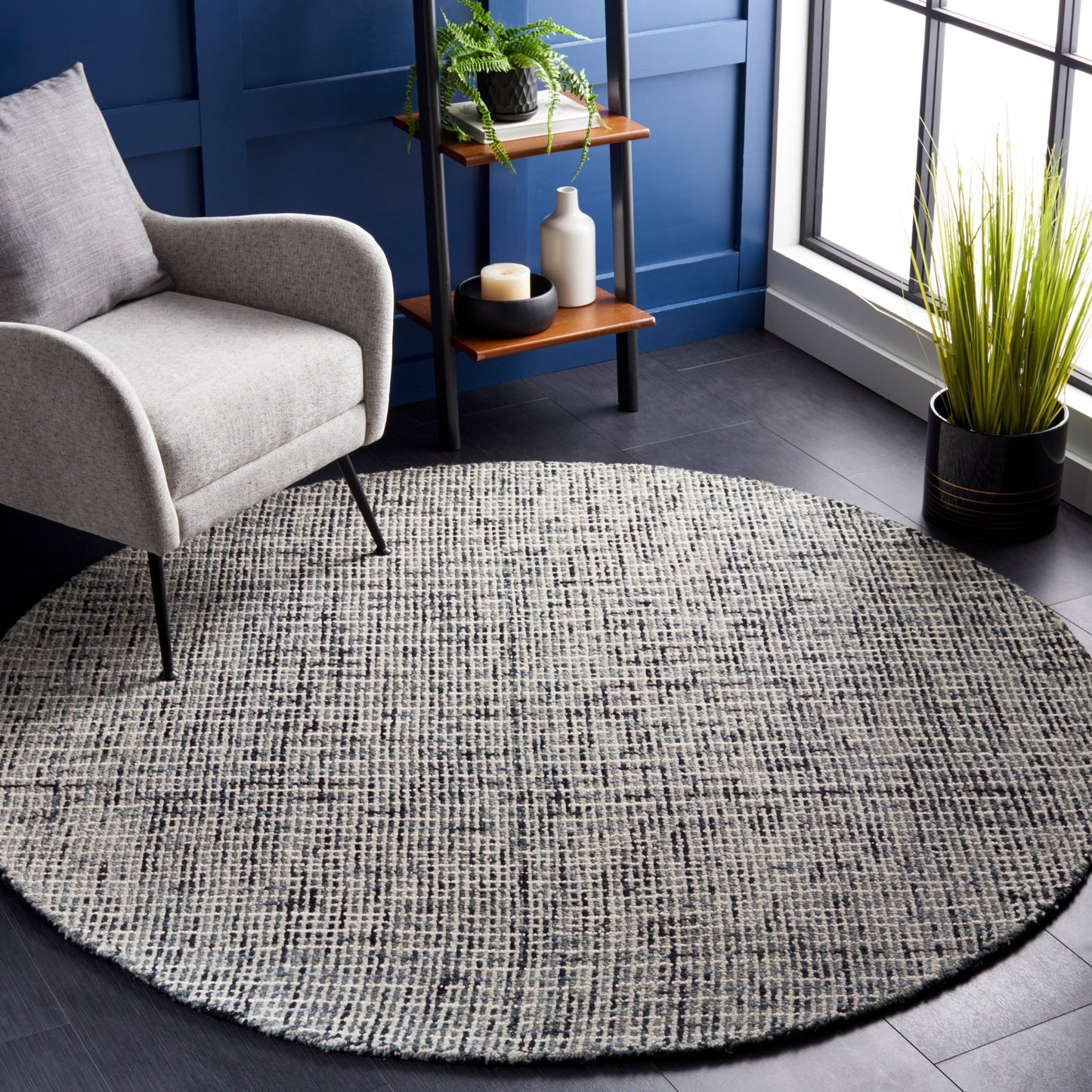 SAFAVIEH Tapis moderne en laine abstrait fait main Lotje