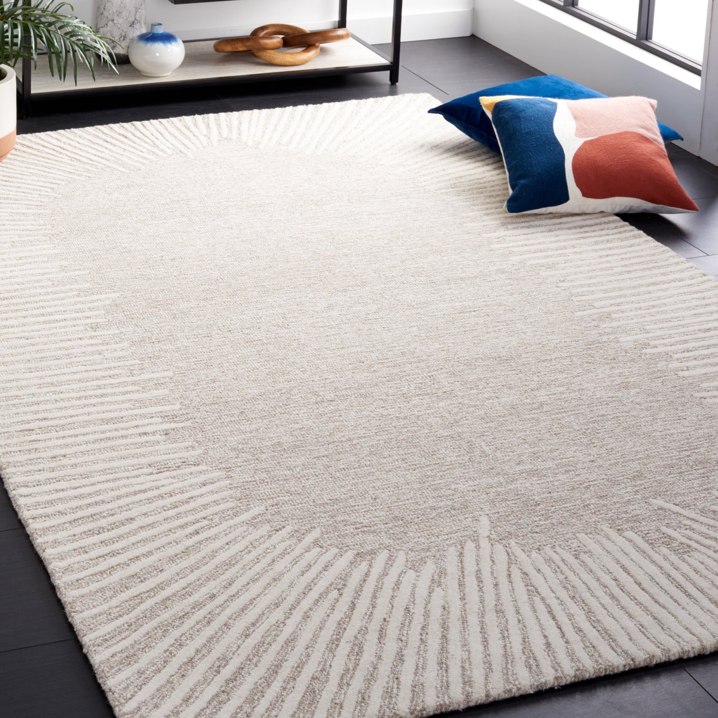 Tapis moderne en laine abstrait Sofoula fait main SAFAVIEH