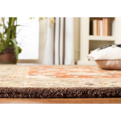 Tapis oriental traditionnel SAFAVIEH en laine filée à la main, Anatolie Renelle, fait main