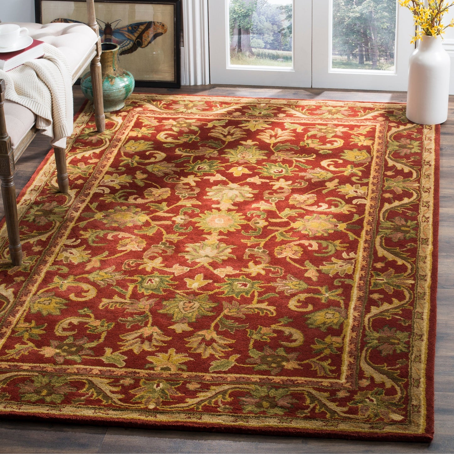 Tapis oriental traditionnel en laine Talvikki fait main SAFAVIEH