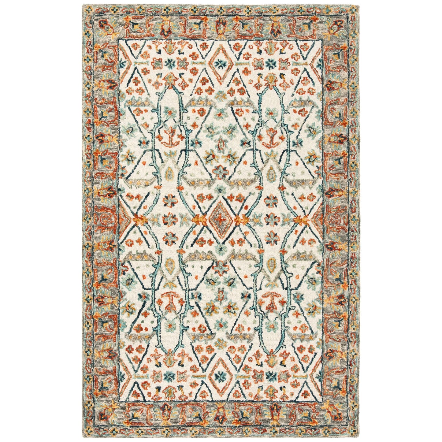 Tapis SAFAVIEH fait main en laine Aspen Elerte Boho Tribal