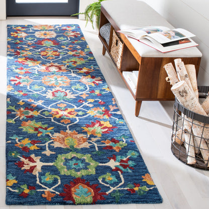 Tapis en laine Aspen Guldeniz Boho Tribal fait main SAFAVIEH