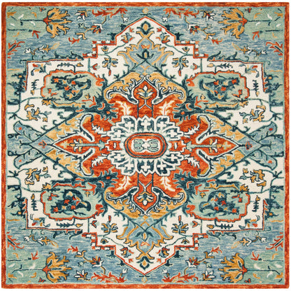 Tapis en laine Aspen Hagar Boho Medallion fait main SAFAVIEH