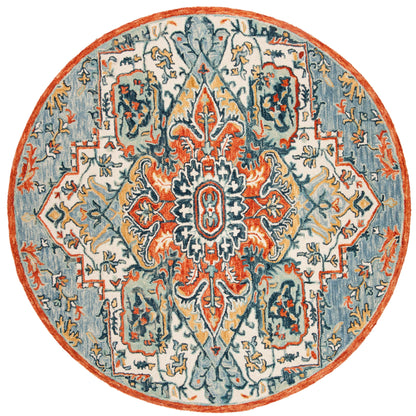 Tapis en laine Aspen Hagar Boho Medallion fait main SAFAVIEH