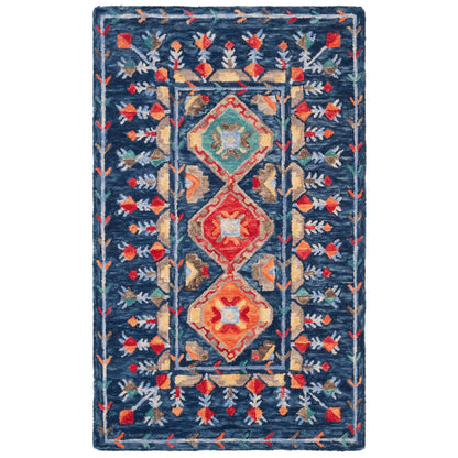 Tapis en laine Aspen Kuang Boho Tribal fait main SAFAVIEH