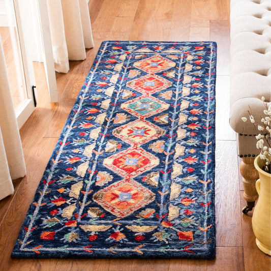 Tapis en laine Aspen Kuang Boho Tribal fait main SAFAVIEH