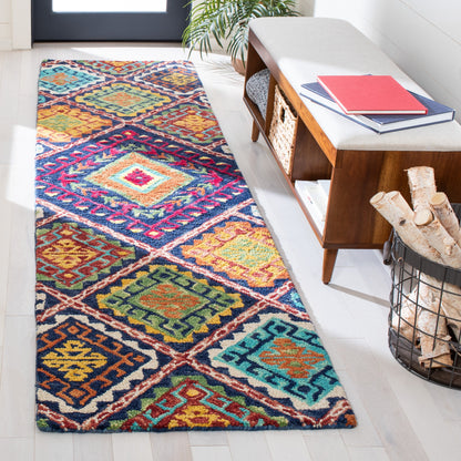 Tapis en laine Aspen Marisca Boho Tribal fait main SAFAVIEH